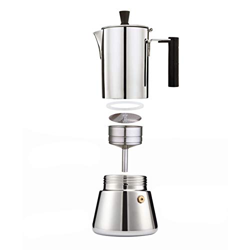 DYB Espressokocher Portable Moka Pot Induktion Home Kochfeld Moka Kaffeemaschine Kaffee Pot Büro Make Kaffeegerät… – Bild 3