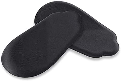 Haofy Heel Inserts Heel Cushion Supination Insoles, Heel Cups Lateral Inner Heel Wedge Insert for O/X Type Leg, 2 Pairs Heel Gel Support Pads Orthopedic Insoles for Supination and Pronation