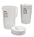 Rubbermaid Limited Edition Dishwasher Safe Pitcher, White
