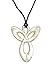 Peacemaker Jewelry Angel Silicone Teething Pendant Necklace (White Pearl)
