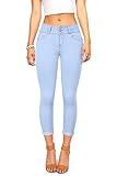 Wax Women's Juniors Mid-Rise Capri Jeans w Cuffed Hem
