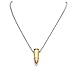 Cobrabraid Real 45 Caliber Bullet Necklace on 24-Inch Nickel Plated Ball Chain