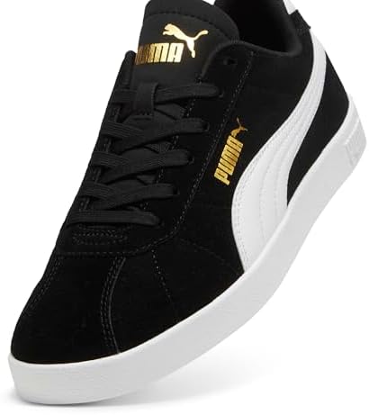 Club II, Sneaker Unisex - Adulto, Puma Black Puma White Puma Gold, 44.5 EU