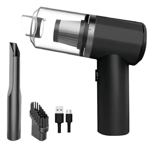 Aspirador Automotivo Portátil Sem Fio 3 em 1 USB - Potente, Recarregável, Função Soprador, Filtro Lavável, Ideal para Carro, Casa e Escritório– Linha PREMIUM