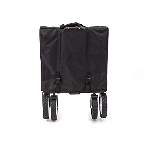 Mac Sports WTC-145 Collapsible Outdoor Folding Wagon, Black (Certified Refurbished) - Thumbnail 5