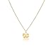 Zealmer New Beginnings Rising Lotus Flower Necklace Reminder Charm Necklace Gold Chain
