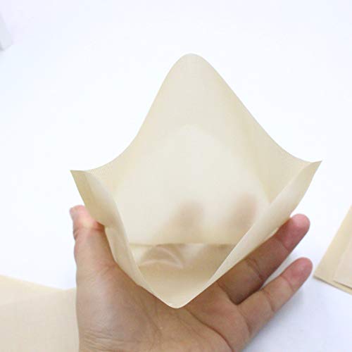 CMrtew Toaster Bags for Grilled Cheese Sandwiches Made Easy Reusable Non-Stick Baked Toast Bread Bags (10pcs)