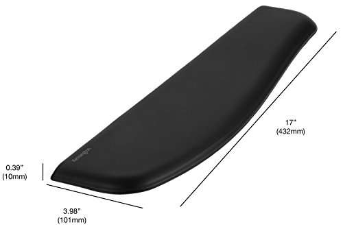 Kensington ErgoSoft Wrist Rest for Slim Keyboards, Black (K52800WW)