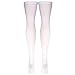 Truform Anti Embolism Stockings, Thigh High Post Surgery Recovery Hospital Style, 18 mmHg Compression for Men and Women, Full Length Ted Hose, Open Toe, White, Large