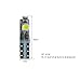 Siweex 10pcs T5 White Lights Neo Wedge LED 3-SMD 3528 Car Instrument Cluster Panel Dashboard Lamps Gauge Bulbs DC 12V