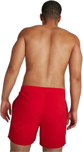 Hombre Shorts de baño Essential de 41 cm Fed Red S