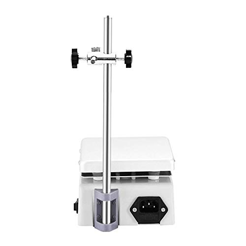 Magnetic Stirrer SH-2 Heating Plate 1000ml Magnetic Stirrer Hot Plate 100-1600 RPM Magnetic Stirrer Kit 180W Heating Power 380℃ for Lab Liquid Mixing Heating (SH-2)