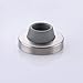KES SUS 304 Stainless Steel Wall Door Stoppers Rubber Bumper Contemporary Safety Doorstop Sound Dampening Heavy Duty Brushed Finish, HDS214-2-P2