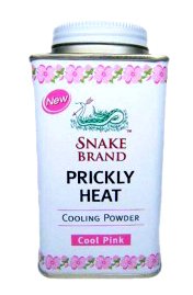 UPC 885198216736, Prickly Heat Powder Snake Brand Cooling Cool Pink : 150g