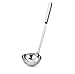 New Star Foodservice 52305 4 oz Hollow Handle Deep Soup Ladle, 13.25