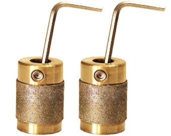 SET of 2 3/4" Stained Glass Grinder Heads Bits Top Quality Brass Core