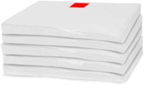 Pack Of 5, 100% Recycled Solid White Tissue Paper 18 x 24" 960 Sheets/Pack Made In Usa