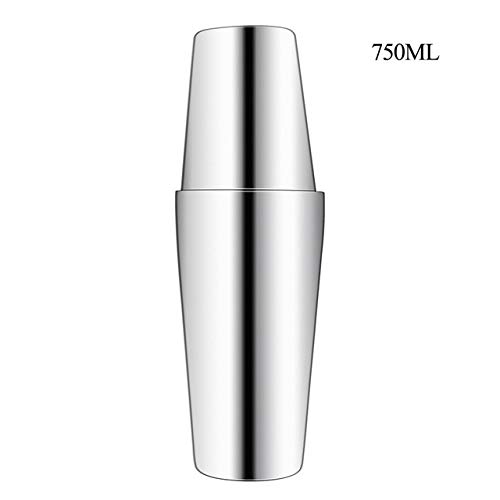 JJZXD 750ml Edelstahl Cocktail Shaker Cup Wine Mixer Getränk Flaschenleiste Werkzeug for Barkeeper Transparente Partei… – Bild 3