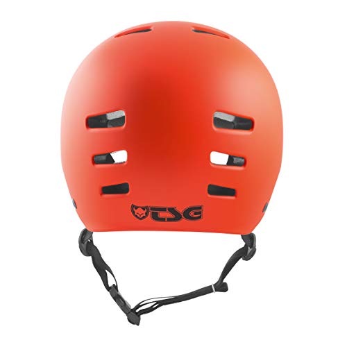 TSG - Evolution Solid Color (Satin Orange, L/XL 57-59 cm) Helmet for Bicycle Skateboard