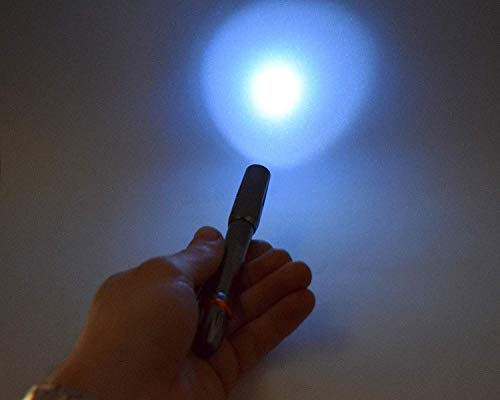 HQRP 365nm 3W Blacklight UV LED Pen Style Flashlight for Rocks/Stones / Crystals Illumination/Glow / Fluorescence and Mineral Hunting plus HQRP UV Meter - Thumbnail 4