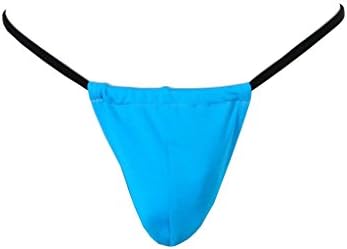 Mens Sexy BH G-String Thong Swimsuit / Undergarment Blue Sizes MED