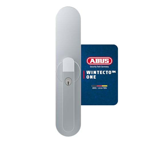 ABUS Wintecto One - Smarter Fensterantrieb für Fenster, Balkon- und Terrassentür - mit Alarmfunktion - Einfache Montage ohne Bohren - Silber