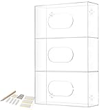 Storage Standard Triple Glove Box Holder Wall Mount