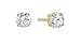 Amazon Essentials 14k Diamond with Screw Back and Post Stud Earrings (J-K Color, I2-I3 Clarity), (previously Amazon Collection)