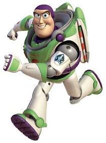 ehook Wall Sticker - Buzz Lightyear (Pack of 3)