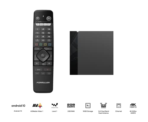 Formuler Z10 Pro 4K Android Media Streamer with Dual Band 2GB RAM 16GB Storage