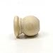 Mylittlewoodshop Pkg of 25 - Finial Dowel Cap - 3/4 inches Tall with 1/4 inch Hole Unfinished Wood (WW-DC8052-26)