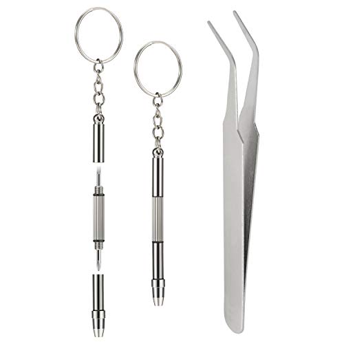 image for Eyeglass Repair Tool Kit, Magicfly Glasses Repair kit with Screws and 