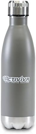 Activiva 17oz Vacuum Insulated 18/8 Stainless Steel BPA Free Water Bottle - Stays Ice Cold for 40 Hours - Hot for 24 Hours