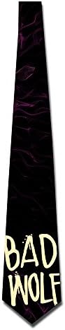HOTOU Customized Men's Bad Wolf Fashion Skinny Neckties