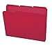 Smead Poly File Folder, 1/3-Cut Tab, Letter Size, Red, 24 per Box (10501)