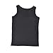 BaronHong Plus Size Chest Binder Cotton Vest Tank Tops for Tomboy Lesbian(Black,L)
