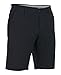 Under Armour Men's Match Play Tapered Shorts, Black/True Gray Heather, 34