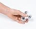 Fidget Spinner / Tri Spinner - Long Spintime - Injection Molded Design - Non-3D Printed. Hybrid Ceramic Bearings with Quality Guarantee, by FidgetDoctor (White)