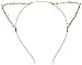 Generic Cat Ear Headband Pearl Shape Rhinestone Hair Band Headwear-Highlight In The Party For Women Costume