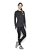 Under Armour Women's Base 3.0 Leggings, Black/Glacier Gray, Medium