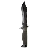 Trademark Extra Sturdy Jungle King Hunting Knife with Sheath, Outdoor Stuffs