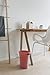 Umbra 082610-180 Skinny, Coral Sleek & Stylish Bathroom Trash, Small Garbage Can, Wastebasket for Narrow Spaces at Home or Office, 2 Gallon Capacity, Single Pack