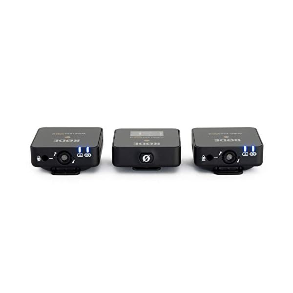 Rode Wireless GO II 2-Kanal Mikrofon-Funksystem + SC15 Anschlusskabel USB-C auf Light-ning + keepdrum Mikrofasertuch – Bild 6