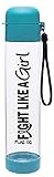 Fight Like a Girl Slimkim Water Sports Bottle 25 Oz (Teal)