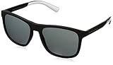 Armani Exchange Men's Injected Man Square Sunglasses, Matte Black, 57 mm