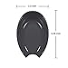 OGGI Spooner Ceramic Spoon Rest- Spoon Rest for Stove Top, Spoon Holder for Countertop, Kitchen Decor for Counter, Coffee Bar Accessories, Jet Black