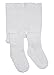 BEAR MUM Baby Girls' Seamless Organic Cotton Tights White 6-12Month