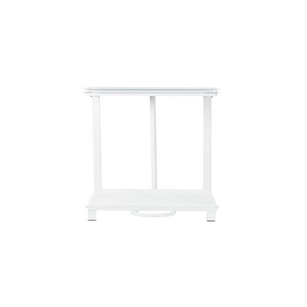 Jantex Free Standing Steel Sack Holder or Bin | White | Hygenic Foot Pedal Operated Lid | 880(H) x 430(W) x 330(D)mm | L548