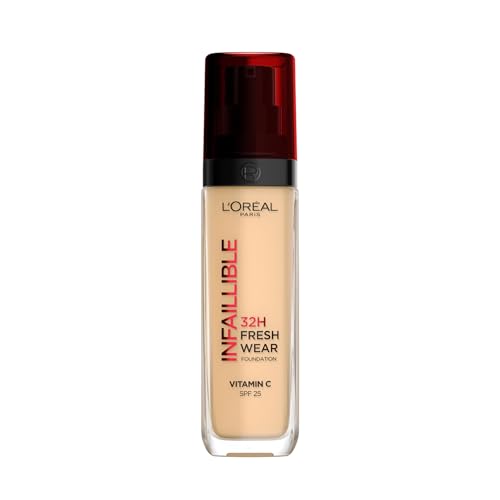 L'Oréal Paris Infaillible 32H Fresh Wear Base de Maquillaje,125Naturel Rosé