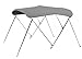 Best Choice Products SKY1161 6' 600D UV Waterproof Top 3 Bow Bimini Boat Cover with Storage Case